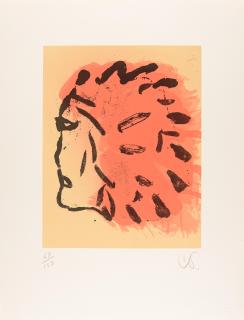 Claes Oldenburg - Injun Poster (1960), from Peace Portfolio (A./P. 101), 1972