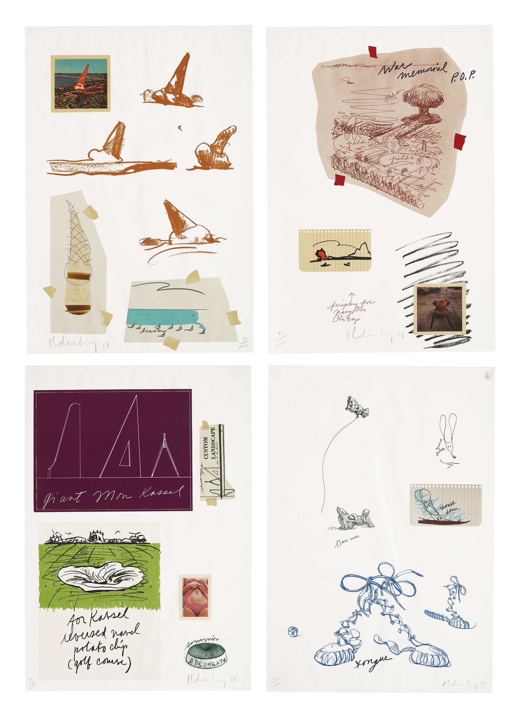 Claes Oldenburg - Notes