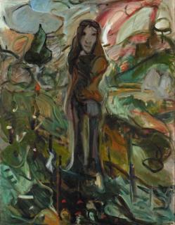 Claes Oldenburg - Pat Standing in a Radish Patch