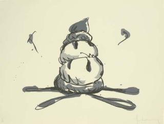Claes Oldenburg - Profiterole-Gray State (A. & P. 216)