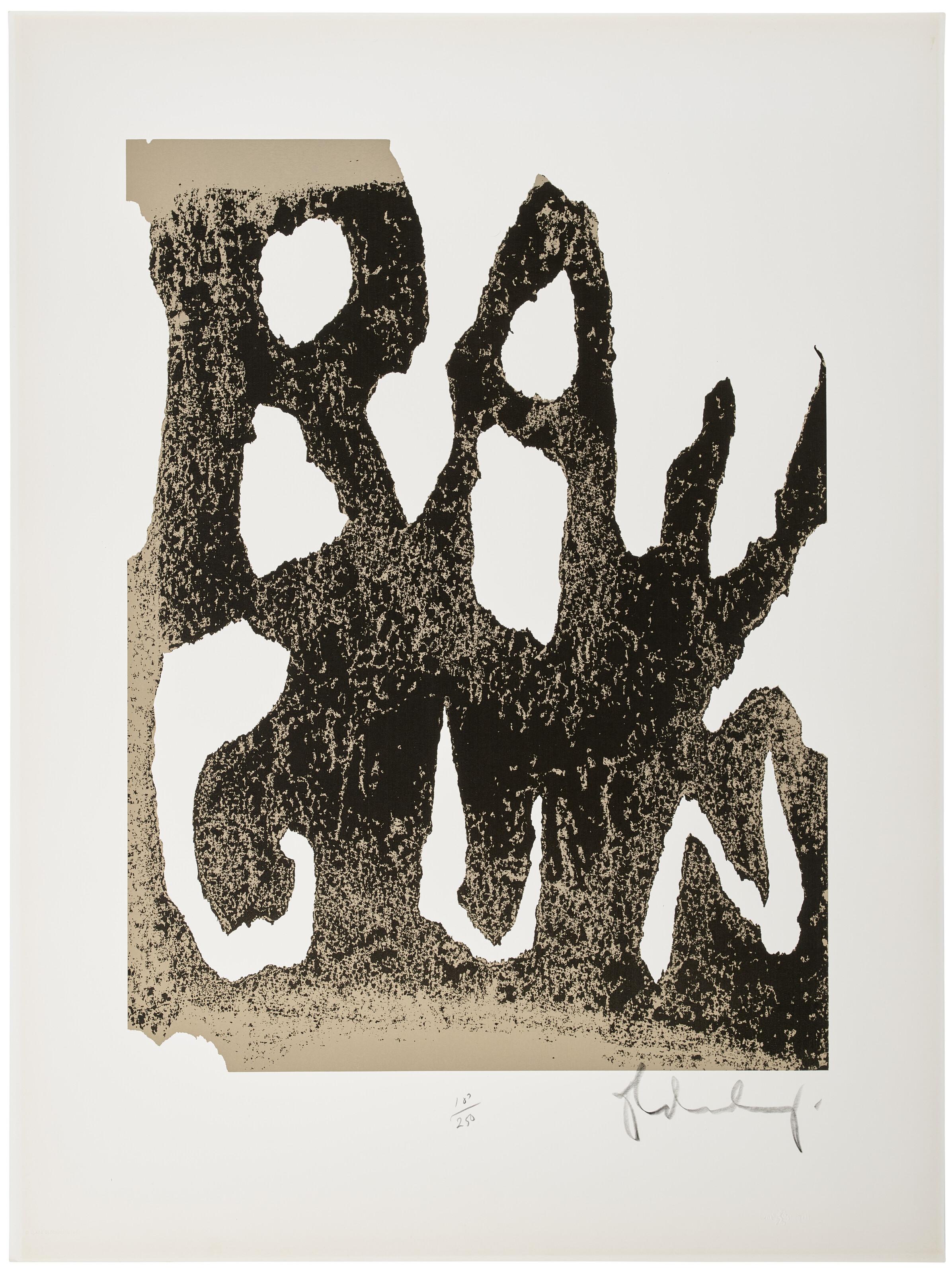 Claes Oldenburg - Ray Gun Poster (1961)