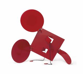 Claes Oldenburg - Red Geometric Mouse