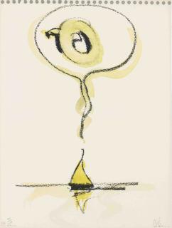 Claes Oldenburg - Sailboat Thinking of Q (Axsom & Platzker 164)