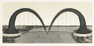 Claes Oldenburg - Screwarch Bridge (State Ii) (Axsom & Platzker 173)