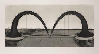 Claes Oldenburg - Screwarch Bridge (State II)