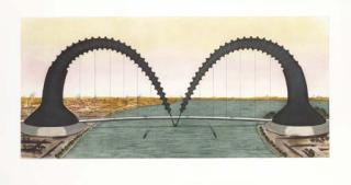 Claes Oldenburg - Screwarch Bridge (State III) (A. & P. 174)