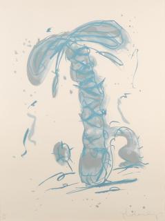 Claes Oldenburg - Sneaker Lace in Landscape-Blue