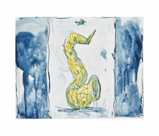 Claes Oldenburg - Soft Saxophone (Blue, Yellow, Red)