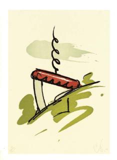 Claes Oldenburg - The Knife in Brüglingen Park (A. & P. 242)