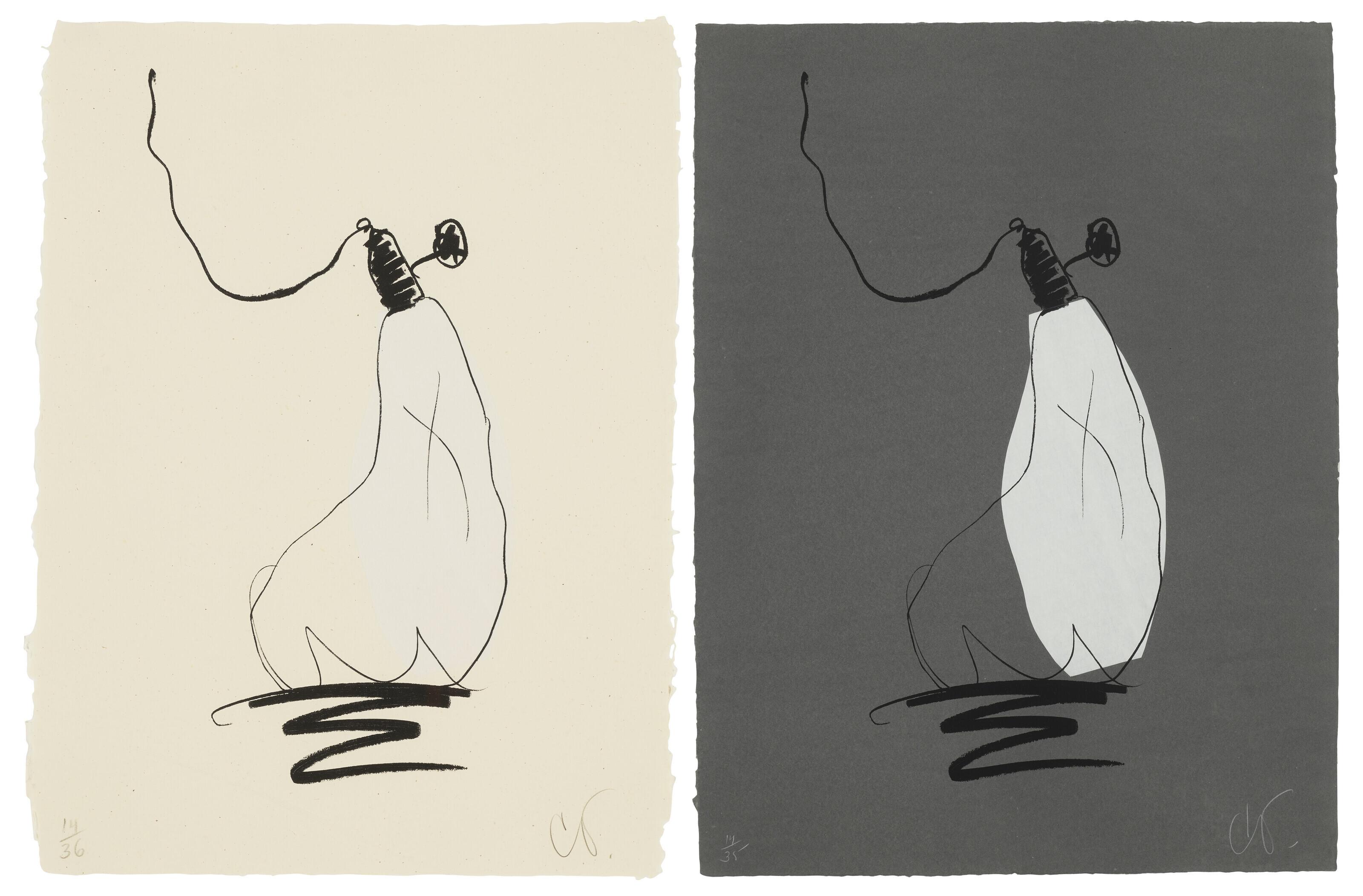 Claes Oldenburg - Two prints by the artist