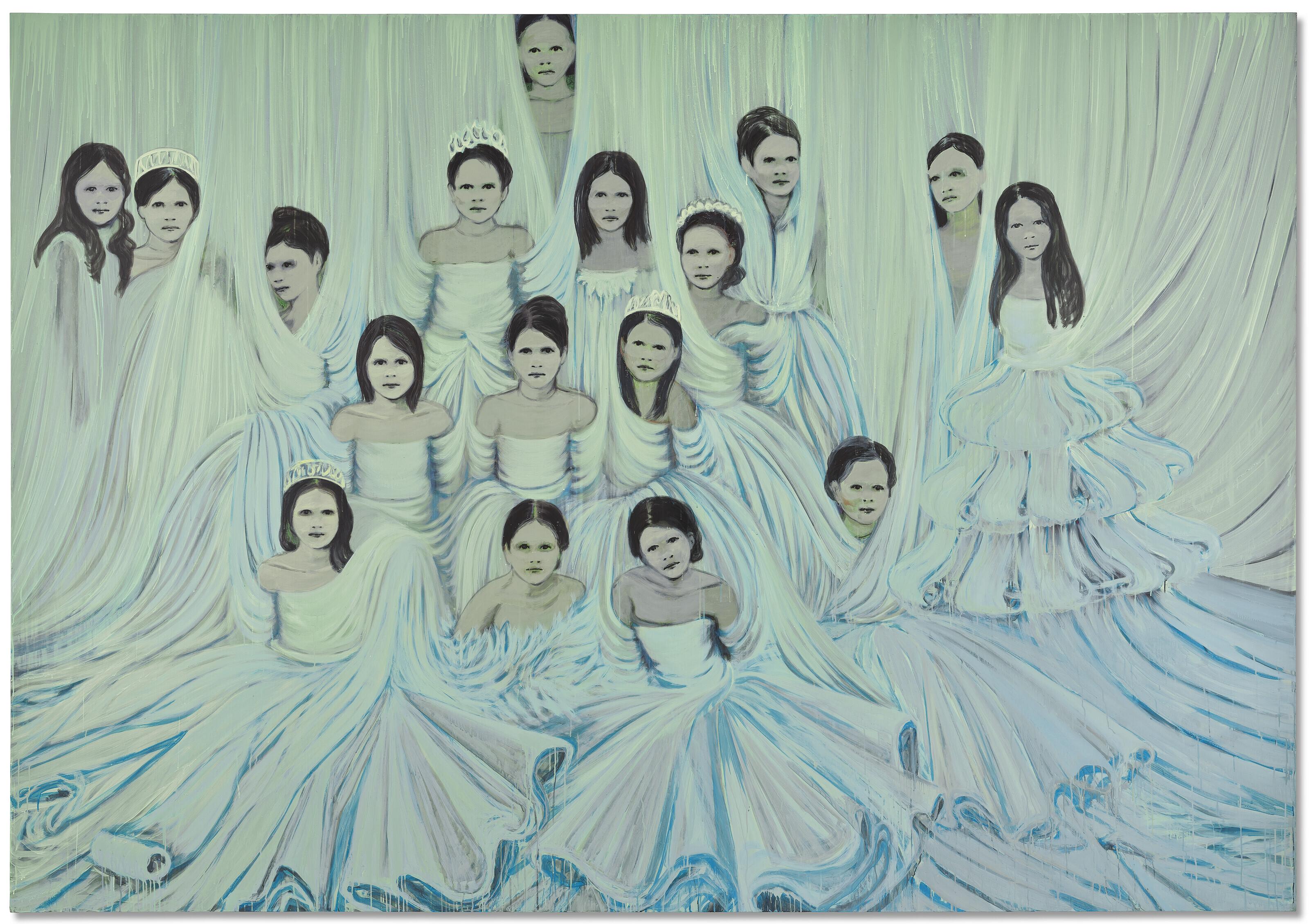 Claire Tabouret - Les débutantes (blanc lunaire) (The debutantes (moon white))