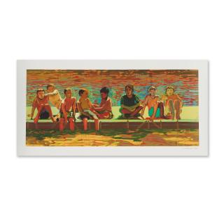 Claire Tabouret - The dock, 2022