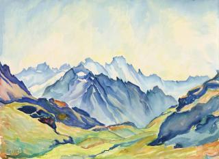 Clara Porges - Bergeller Berge