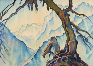 Clara Porges - Bergeller Berge.