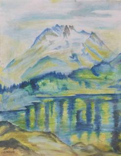 Clara Porges - Cavloccio See mit Pizzi dei Rossi