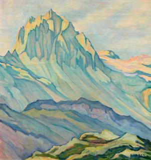 Clara Porges - Sciora-Gruppe im Bergell.