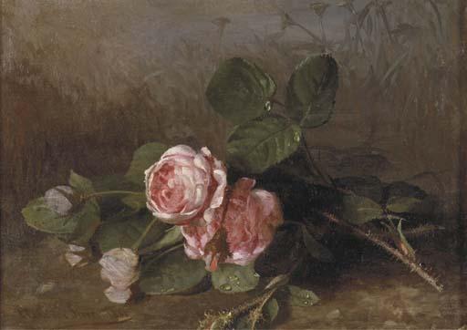 Clara Von Sivers - Morning Dew On Pink Roses