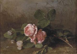 Clara Von Sivers - Morning Dew On Pink Roses