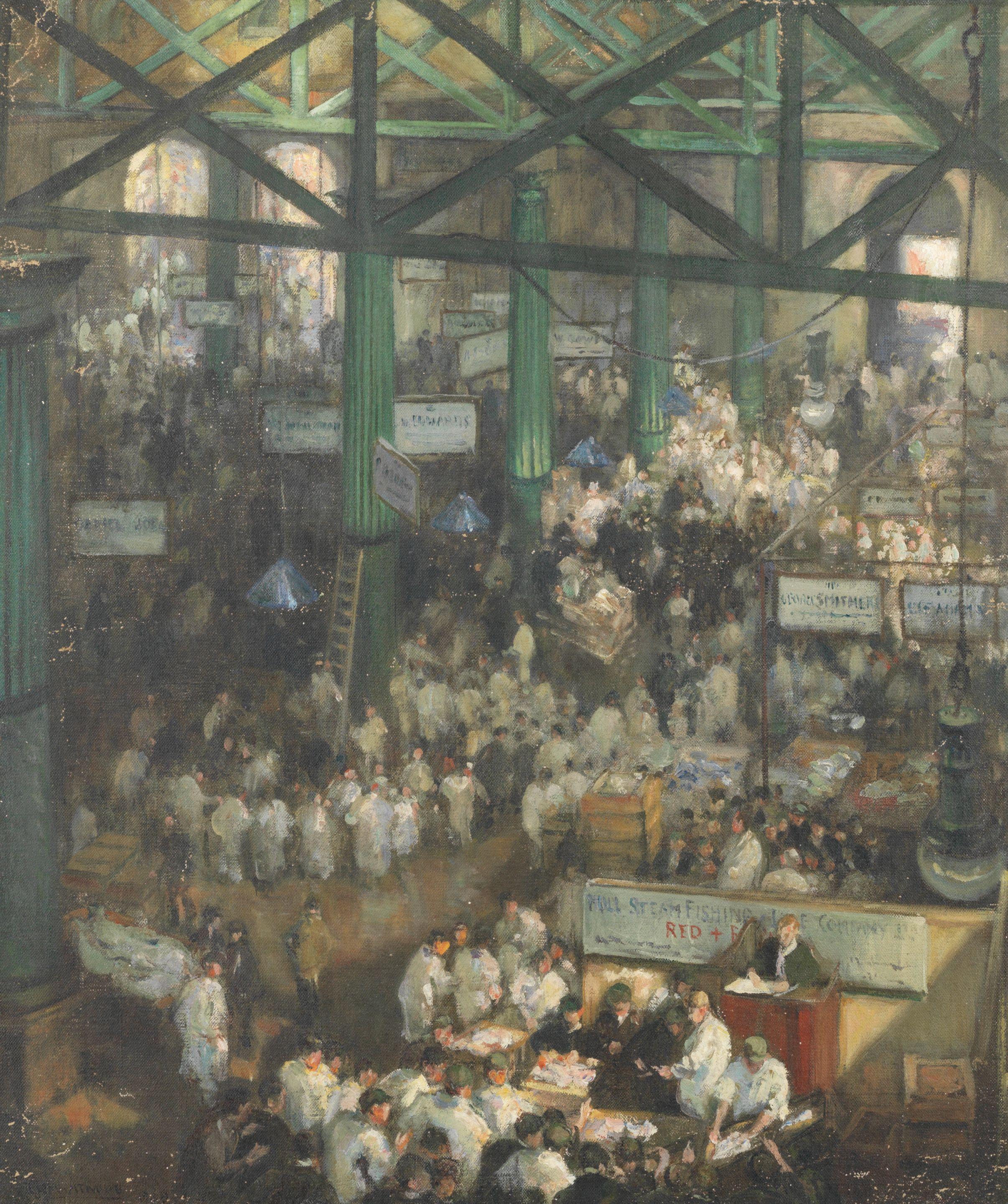 Clare Atwood - Billingsgate fish market, London