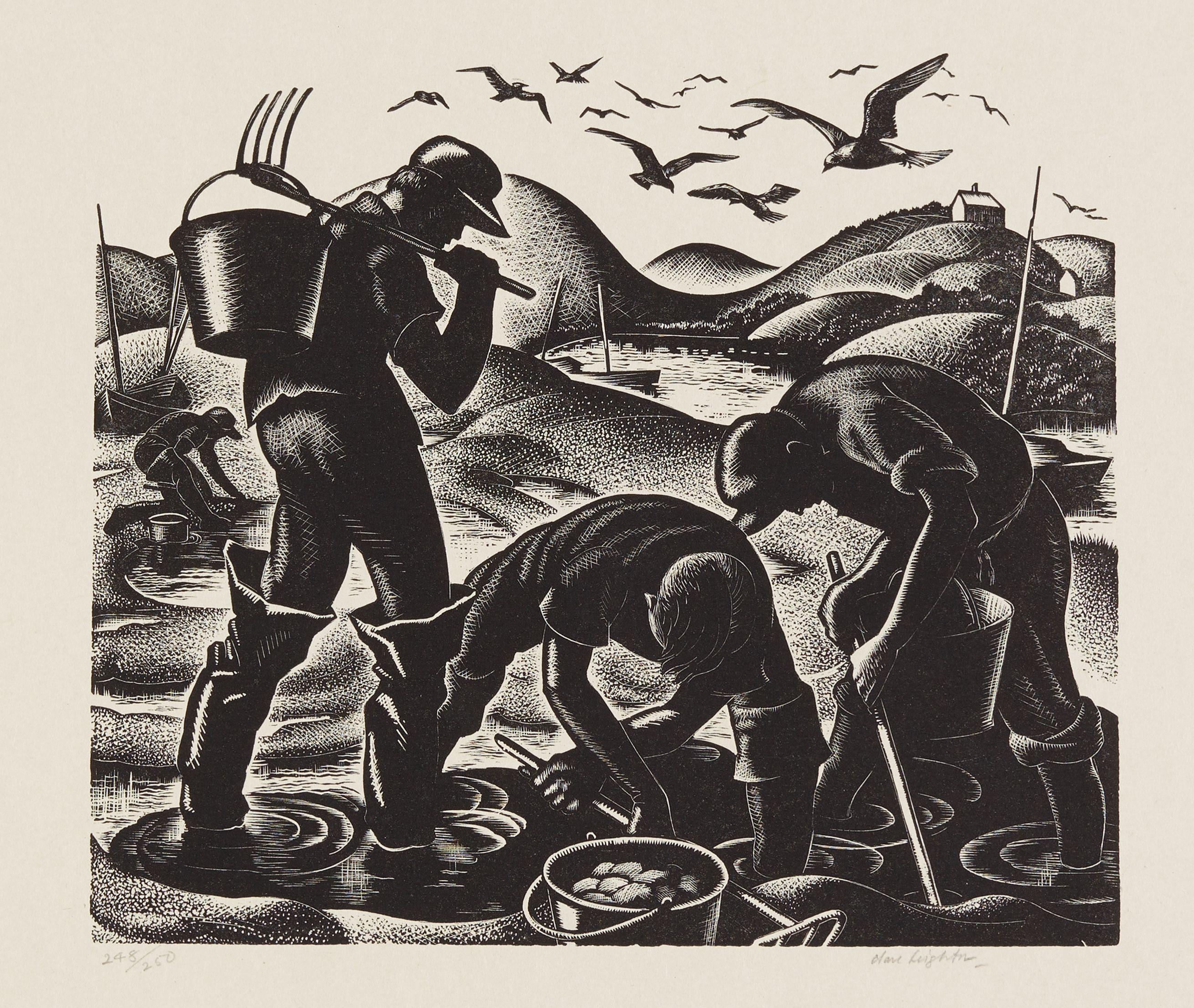 Clare Leighton - Clam Diggers
