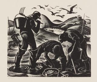 Clare Leighton - Clam Diggers