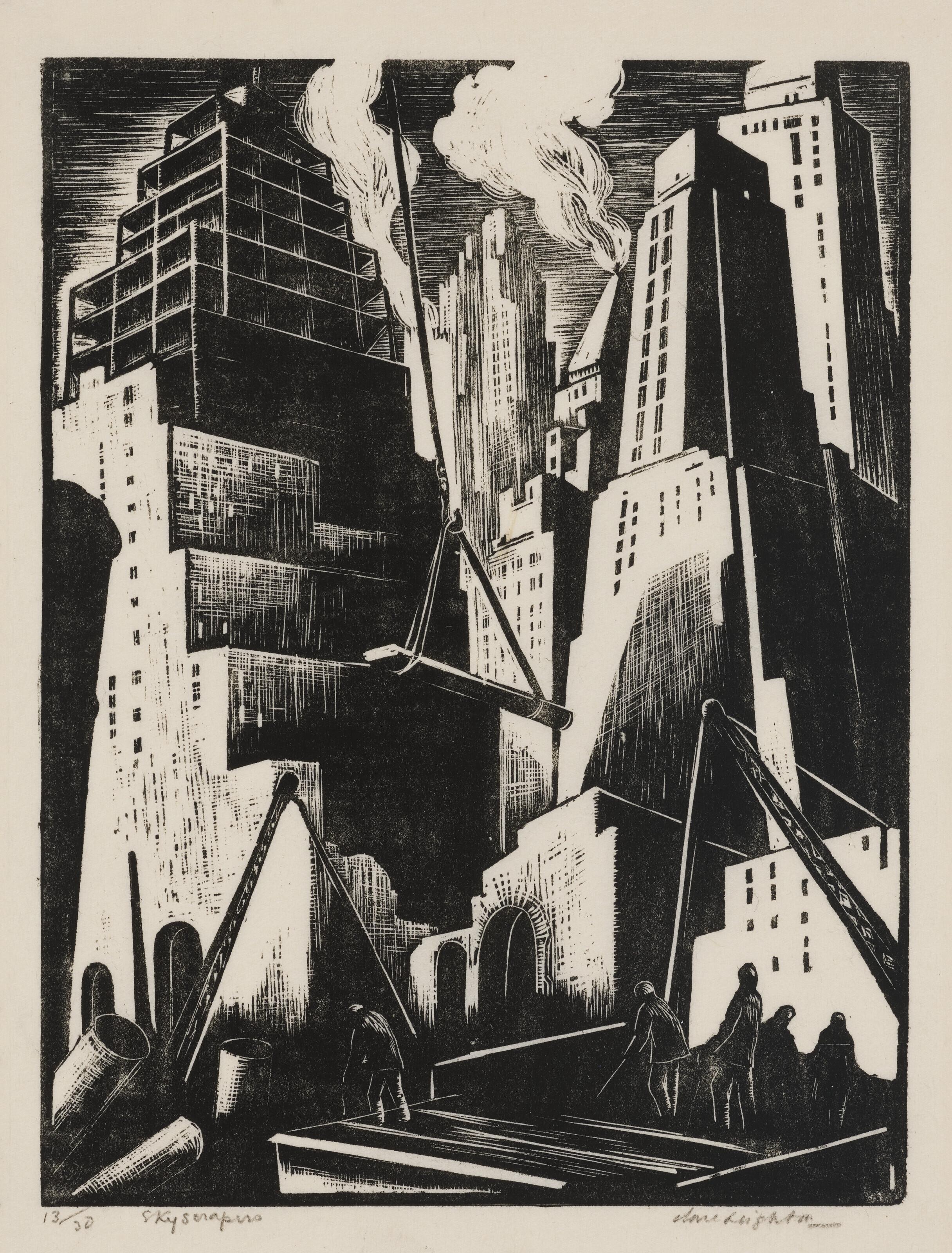 Clare Leighton - Skyscrapers