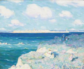 Clarence Alphonse Gagnon - St. Malo From The Cliffs Of Saint-Briac
