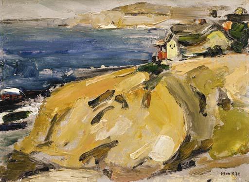 Clarence Hinkle - House on the Cliff, Laguna Beach