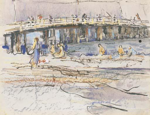 Clarence Hinkle - Santa Barbara Pier Santa Barbara Beach