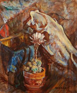 Clarence Hinkle - Still Life with Cactus
