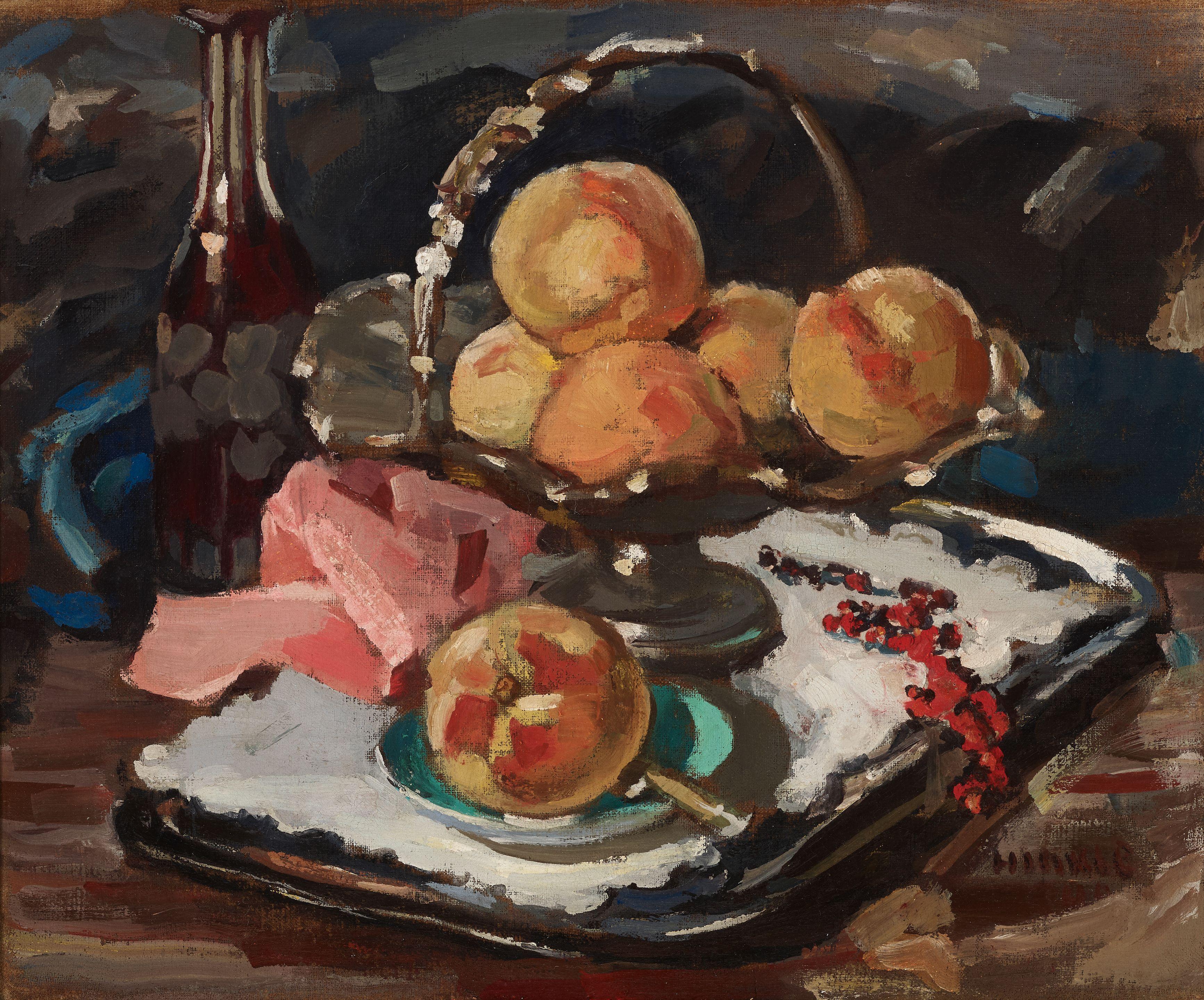 Clarence Hinkle - Still Life With Fruit