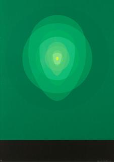Clarence Holbrook Carter - Untitled - Green Mandala