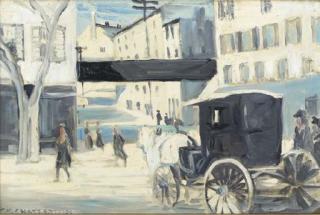 Clarence K. Chatterton - Street Scene