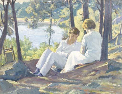 Clarence Kerr Chatterton - In a Pine Grove