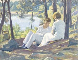 Clarence Kerr Chatterton - In a Pine Grove