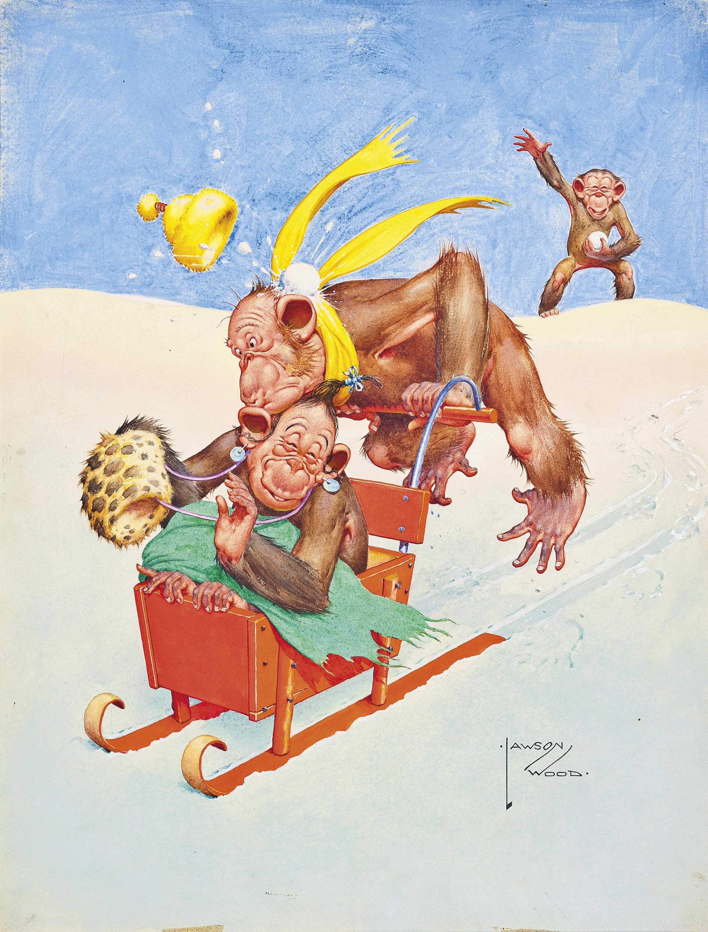 Clarence Lawson Wood - Oh you flirt!