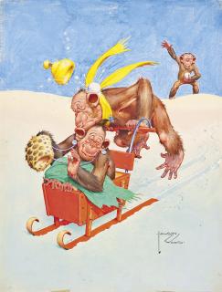 Clarence Lawson Wood - Oh you flirt!