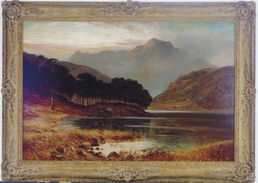 Clarence Roe - Highland Landscape At Dusk