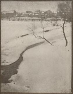 Clarence White - Winter Landscape, Newark, Ohio