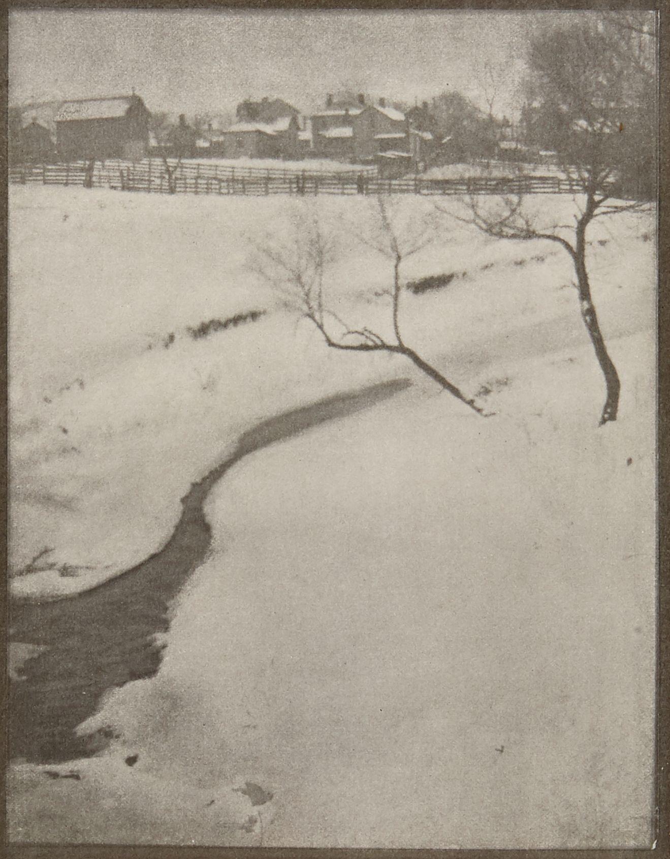 Clarence White - Winter Landscape, Newark, Ohio