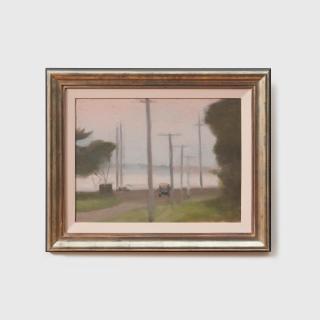 Clarice Beckett - Evening, (Beach Road, Beaumaris)