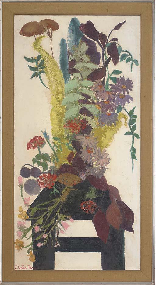 Clarisse Loxton Peacock - Flowers on a chair