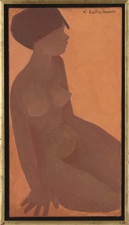 Clarisse Loxton Peacock - Nude in brown and orange