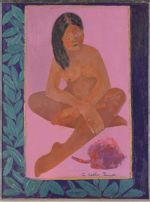 Clarisse Loxton Peacock - Seated female nude