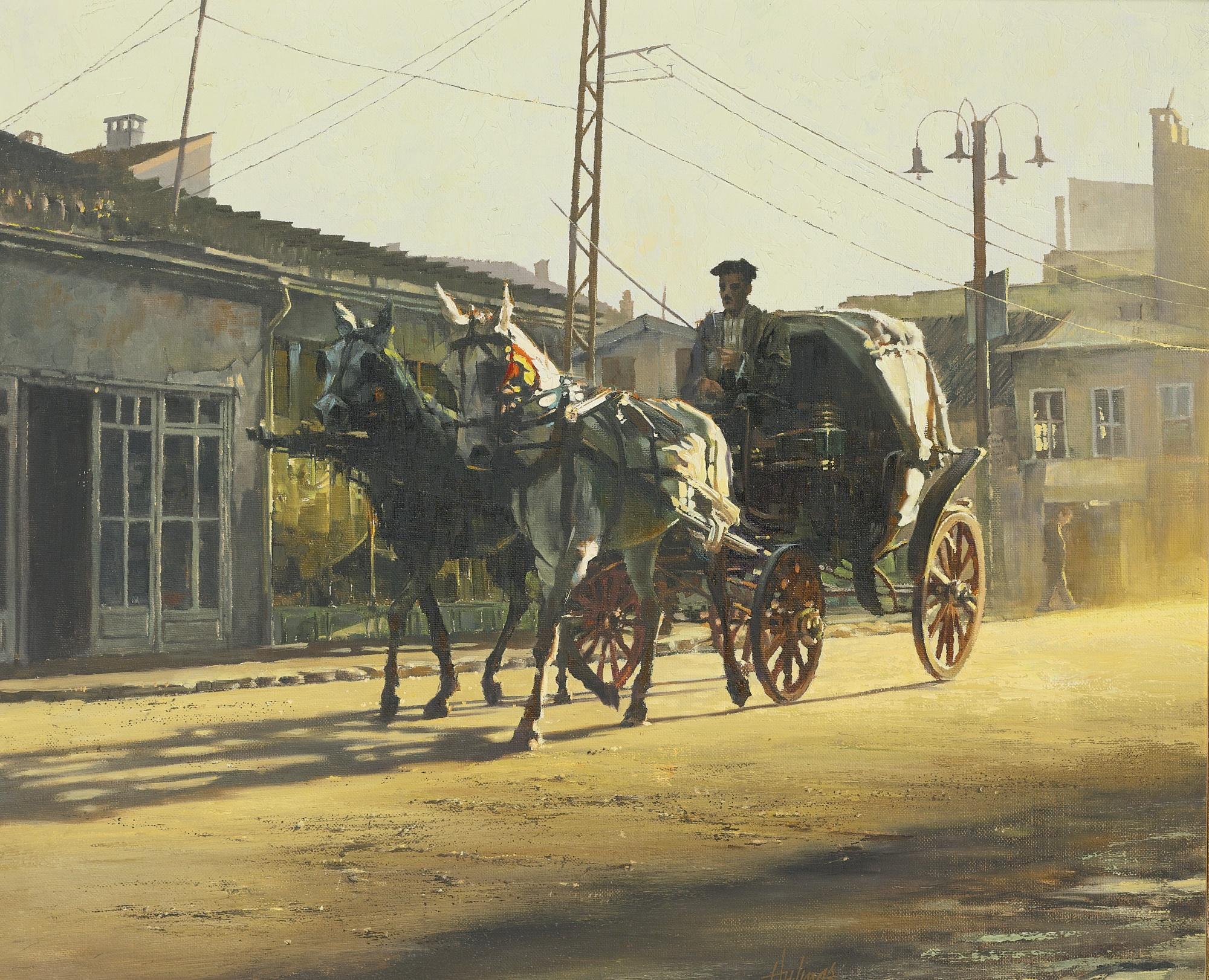 Clark Hulings - Konya Carriage