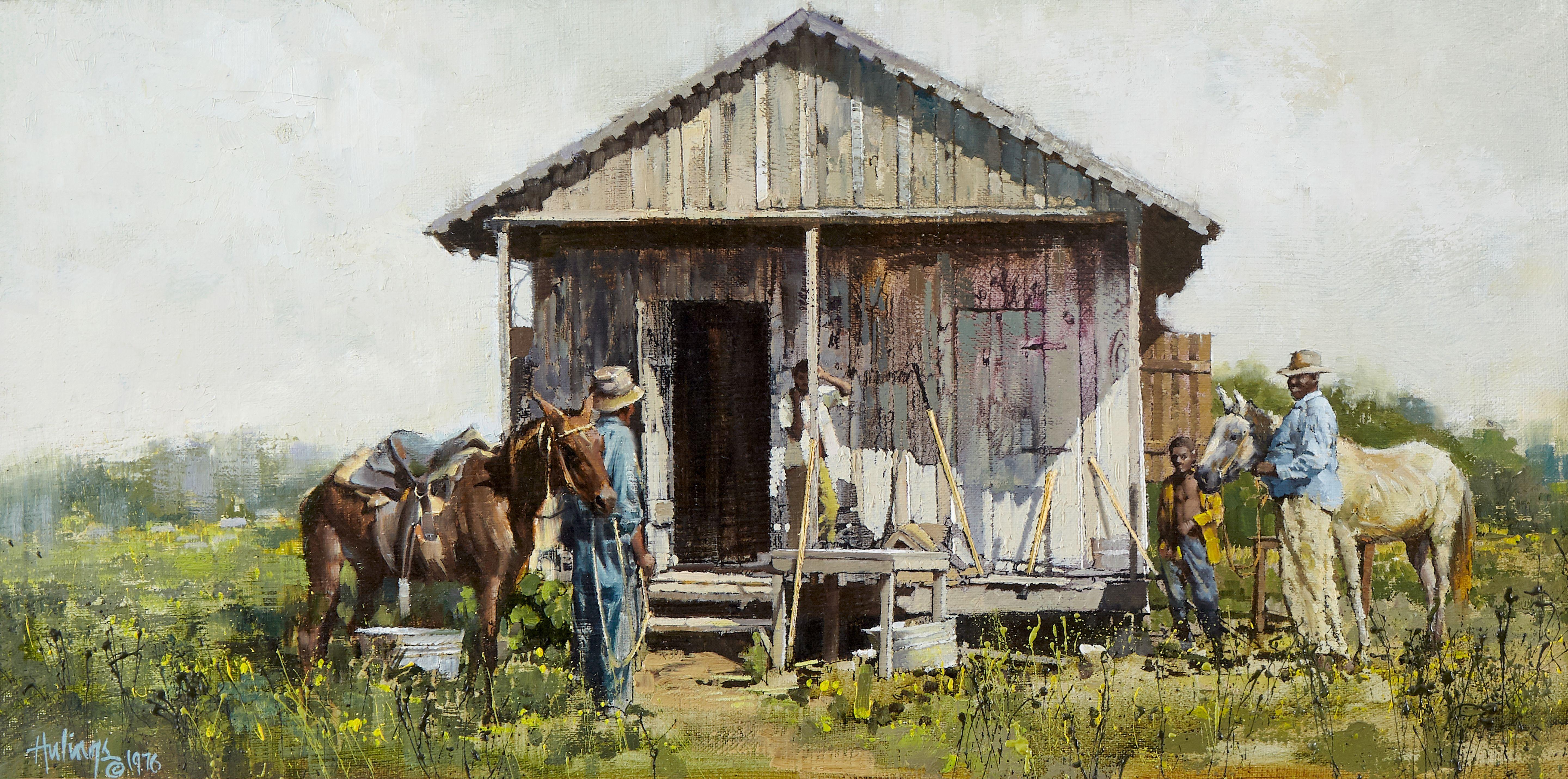 Clark Hulings - Mississippi Cabin