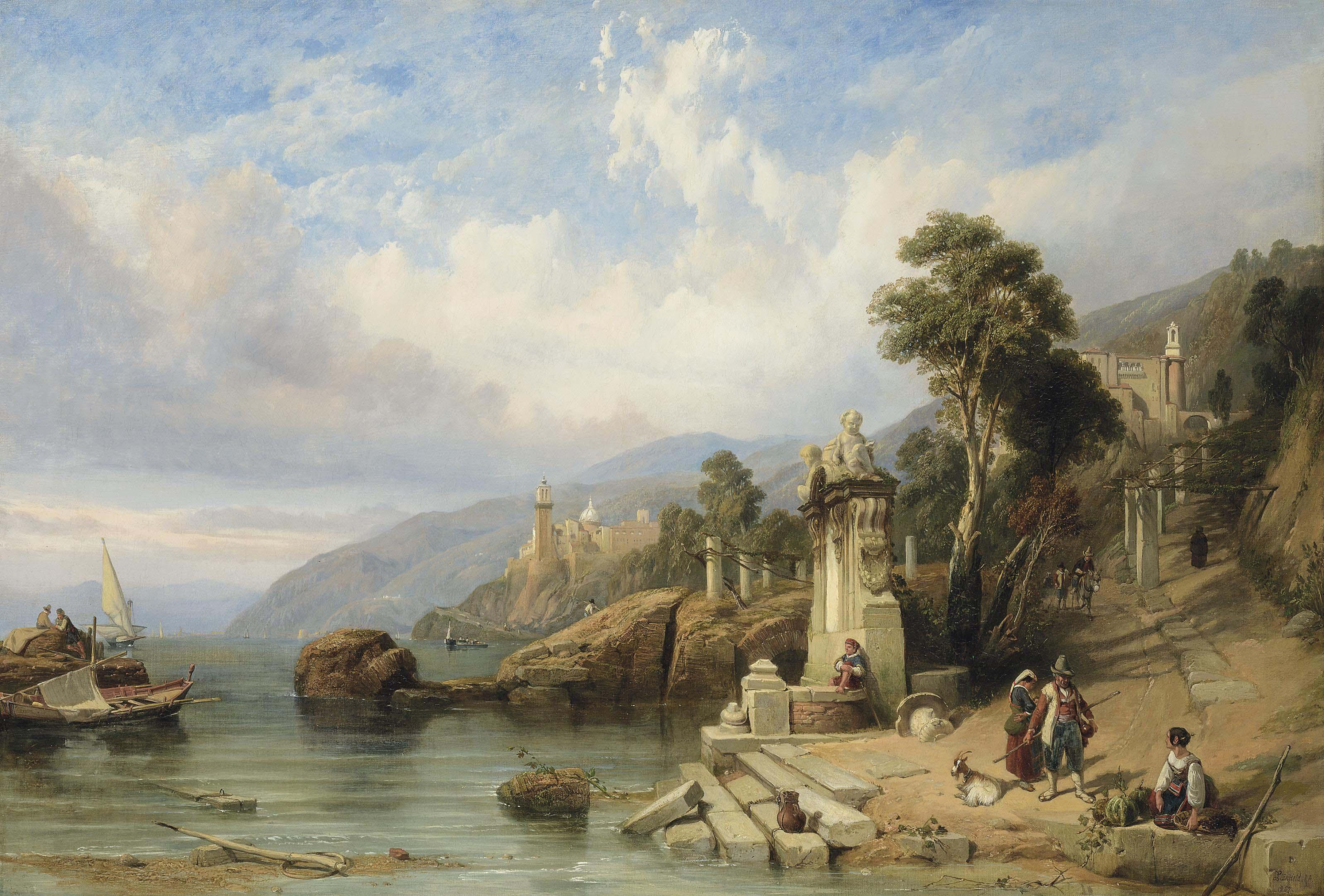Clarkson Stanfield, R.A. - Cetara, Gulf of Salerno