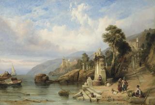 Clarkson Stanfield, R.A. - Cetara, Gulf of Salerno