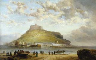 Clarkson Stanfield R.A - Clam Diggers On A Low Tide