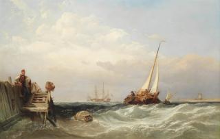 Clarkson Stanfield, R.A. - \'On the Zuyder Zee\'
